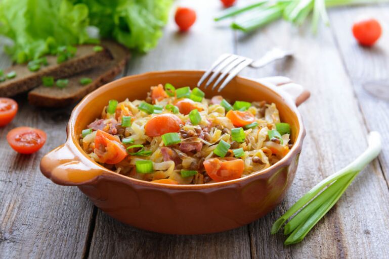 Pri dodržaní pitnej stravy je dovolené pripravovať sekaný zeleninový guláš
