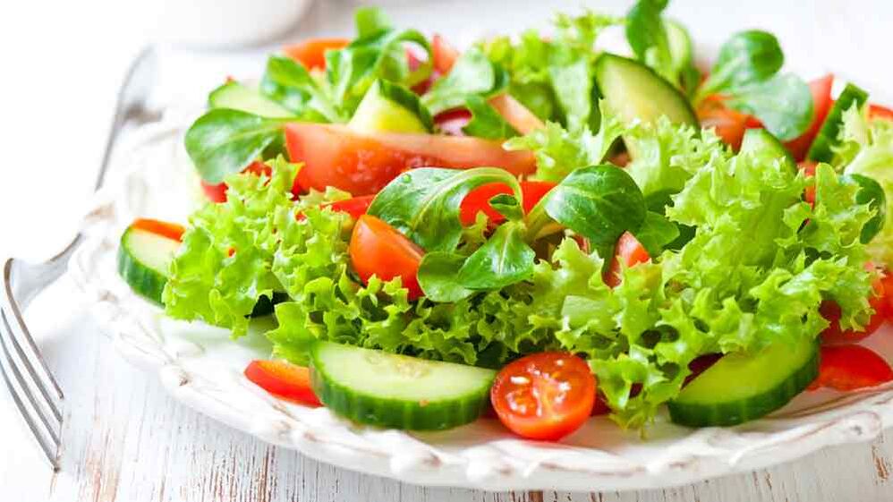 zeleninový šalát pre vašu obľúbenú stravu